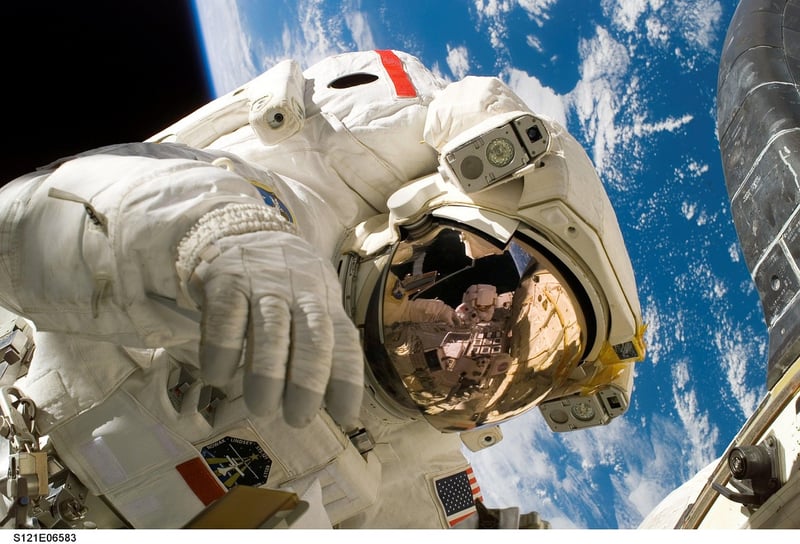 Astronaut in space suit